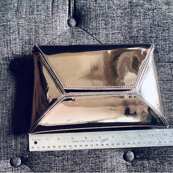 Stuart Weitzman Pewter Glass Clutch - Picture 7 of 11